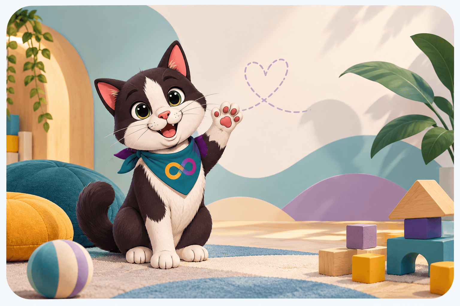 Mascote Nina da NINA ABA